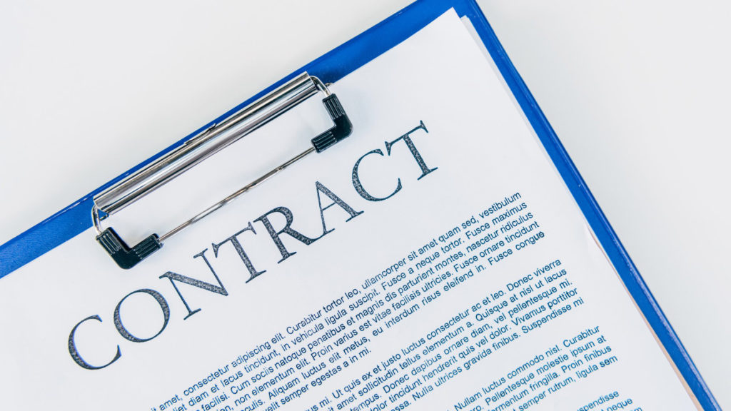 Customer Journey : Signing the Contract